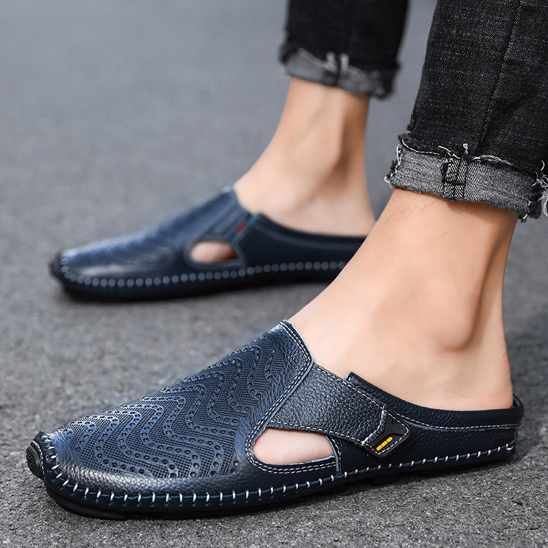 Norlo — Genuine Italian Leather Sandals with Breathable Comfort