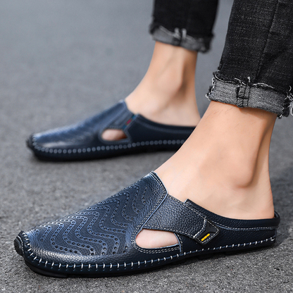 Norlo — Genuine Italian Leather Sandals with Breathable Comfort