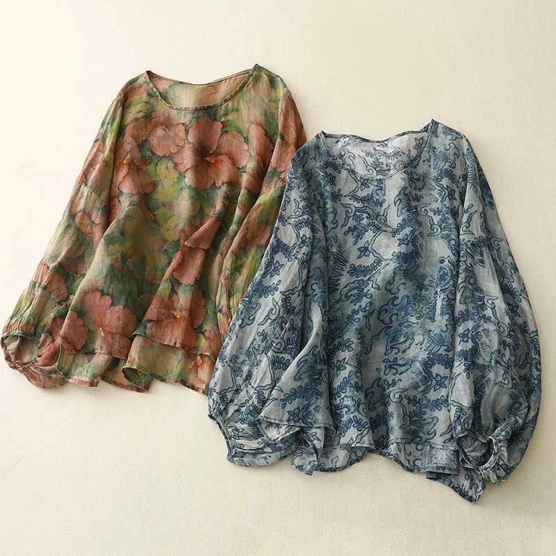 VELORA LINEN BLOUSE