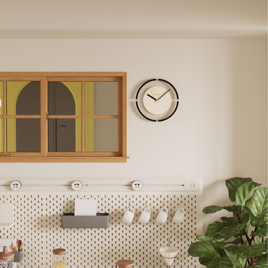 Orbin — Modern Ring Wall Clock with Silent Sweep Movement
