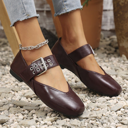 SquareToe Flats™ — Step Into Unstoppable Comfort and Bold, Head-Turning Style