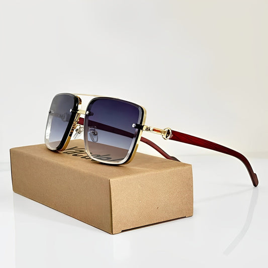 Lorian Aviator Sunglasses — UV400 Protection with Adjustable Fit