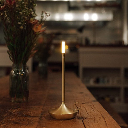 Lioren — Modern Candlestick Light with Touch Dimming and Rechargeable Battery