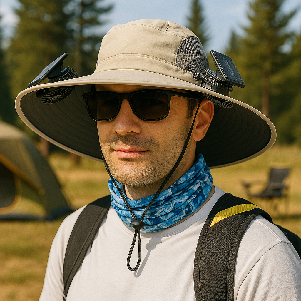 SunEdge™ Breeze — Own Every Outdoor Moment with Instant Cool and Total Sun Defense