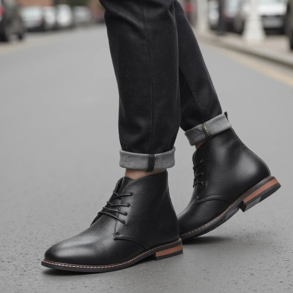 Norla Baxter — Men's Modern Chukka Boots with Cushioned Comfort
