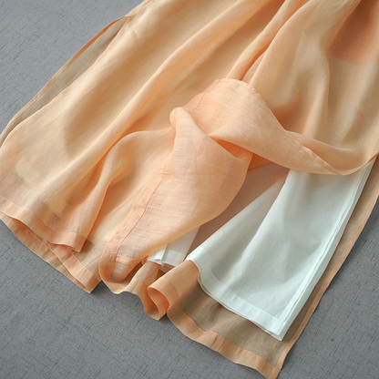 Alora Breeze — Lightweight Cotton-Linen Pants with Side Slits
