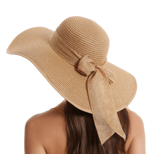 Lioren — Wide-Brim Straw Sun Hat with Adjustable Fit