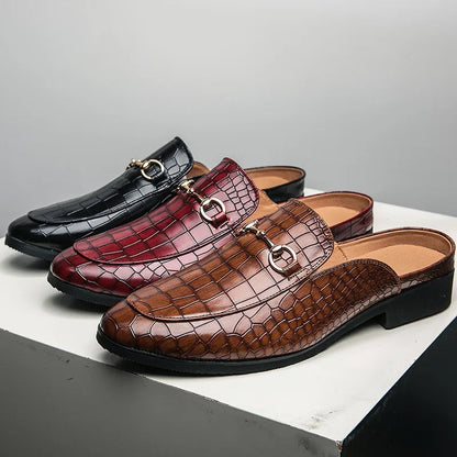 Froxen Genuine Leather Mules