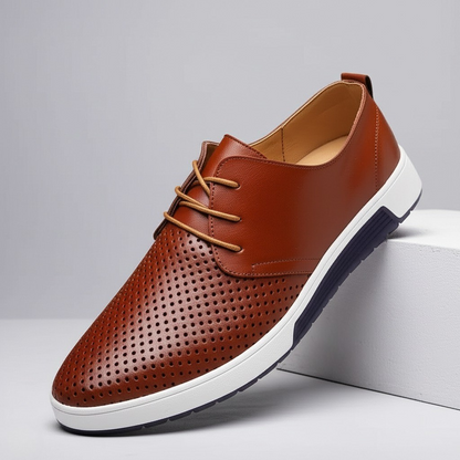 Soren — Vegan Leather Hybrid Loafers with Breathable Upper and Grip Sole