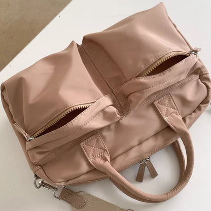 Kalen — Lightweight Nylon Crossbody Bag with Zipper Compartment