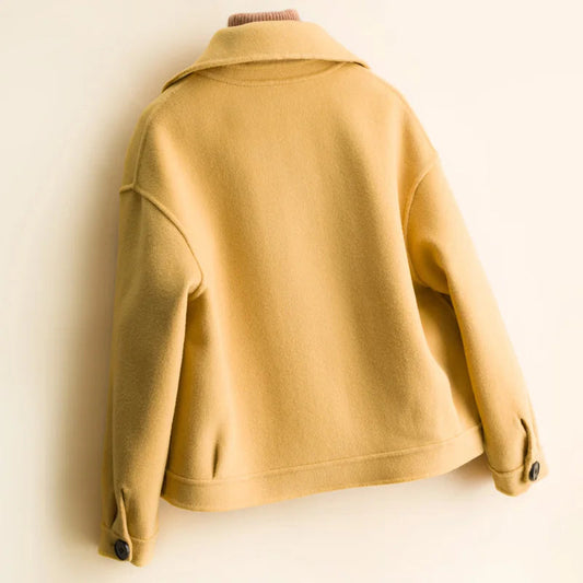 Norla — Double-Breasted Cashmere Wool Jacket for Fall and Winter