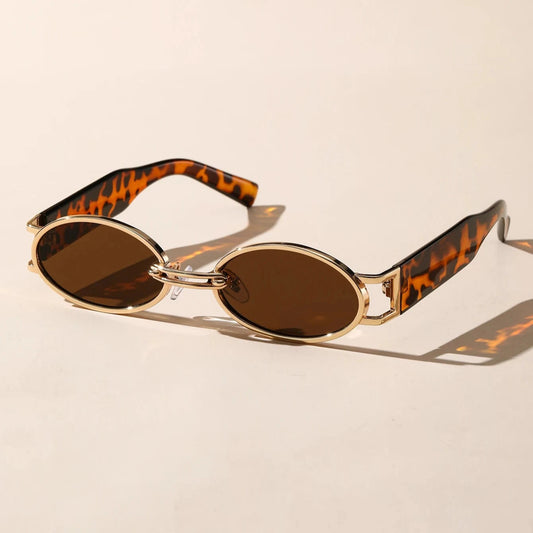 Liora — Oval Frame Sunglasses with UV Protection and Adjustable Fit