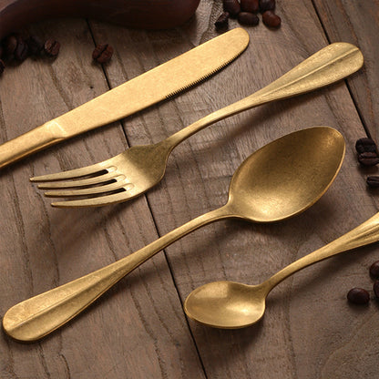 StoneVale™ Ultra Matte Silverware Set — Grip Every Meal with Bold Luxury and Timeless Power