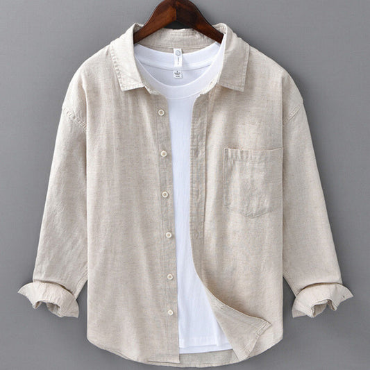 Norla Linen Shirt — Breathable Relaxed Fit Button-Down Shirt