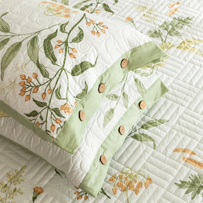 Lucera Botanical Quilt™ — Drift Into Cool, Calm Nights Without a Sweat