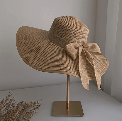 Lioren — Wide-Brim Straw Sun Hat with Adjustable Fit