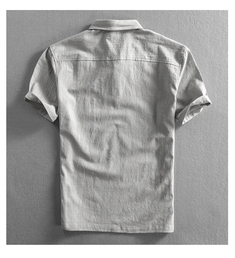 Norla — Breathable Linen-Cotton Polo Shirt with Relaxed Fit