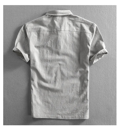 Norla — Breathable Linen-Cotton Polo Shirt with Relaxed Fit