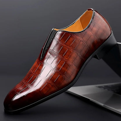Elowen — Genuine Leather Slip-On Shoes with Orthopedic Comfort