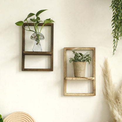 Elan Home Solis Floating Display™ — Instantly Elevate Your Space with Natural Warmth and Stylish Charm