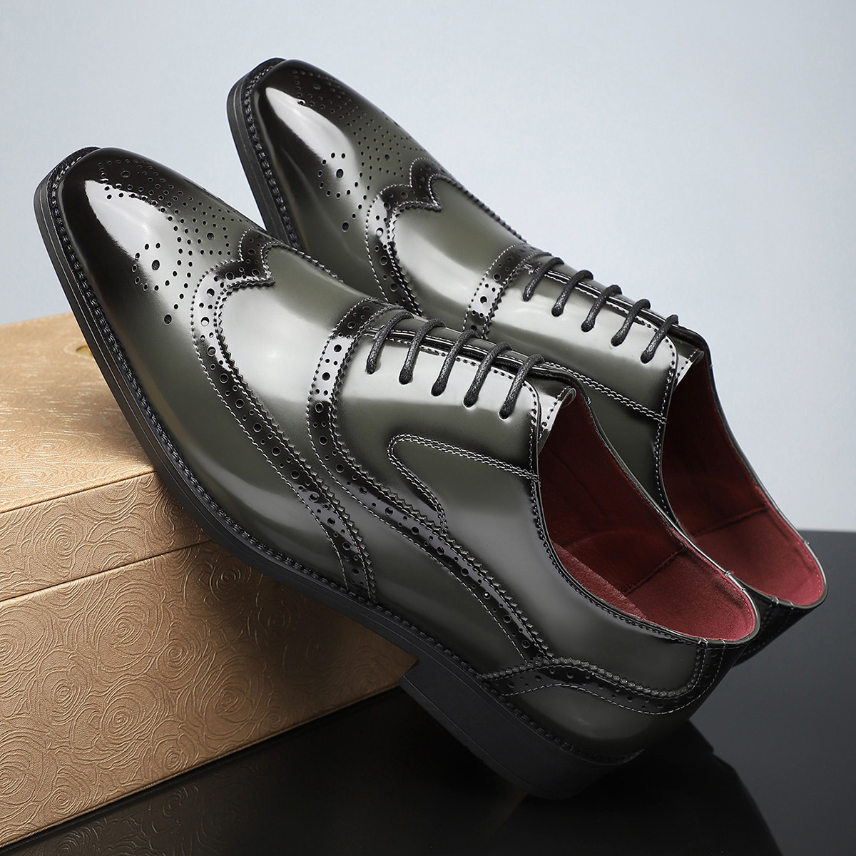 SH-CambridgeBrogue™ — Command Attention with All-Day Power and Style
