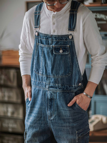 ForgeFlex™ Wide-Cut Denim Overalls — Unleash Freedom and Power in Every Move
