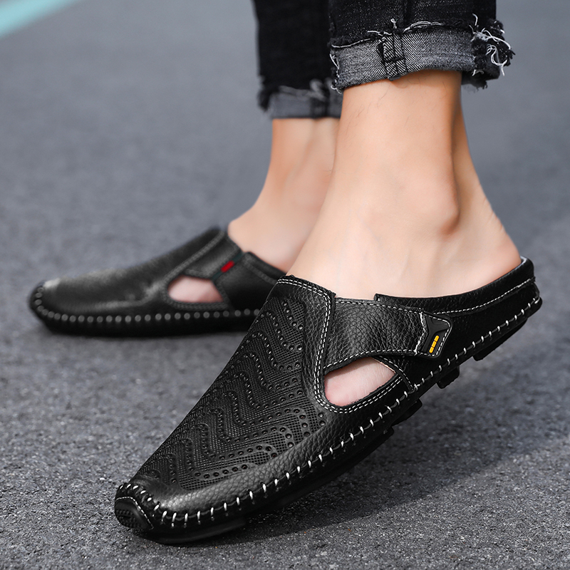 Norlo — Genuine Italian Leather Sandals with Breathable Comfort