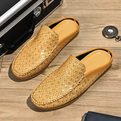 Handwoven Leather Mules™ — Step Into All-Day Confidence and Unstoppable Comfort