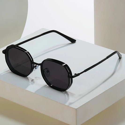 Lurexen — Retro Metal Frame Sunglasses with UV400 Protection