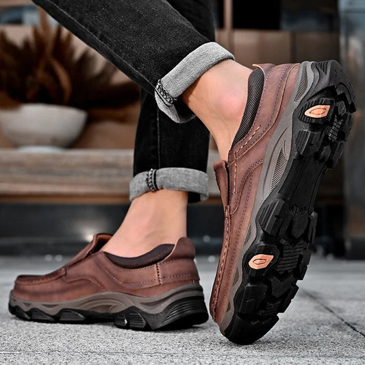 Cowhide Cruiser™ — Conquer Every Step with Unmatched Comfort and Grip