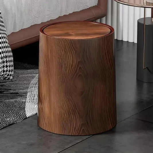 Tavor Bin — 8L Woodgrain Waste Bin with Waterproof Interior