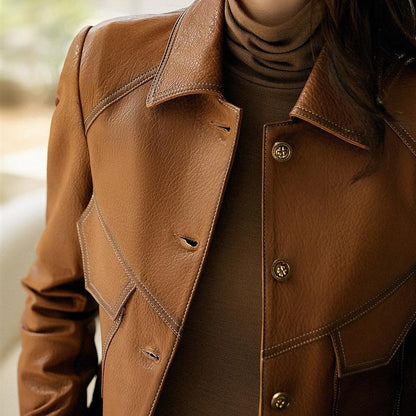 Vegan Leather Jacket™ — Own Every Room with Bold Power and Supreme Comfort