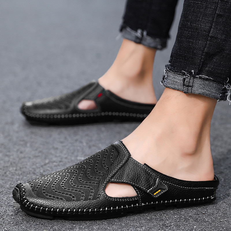 Norlo — Genuine Italian Leather Sandals with Breathable Comfort