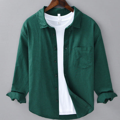 Norla Linen Shirt — Breathable Relaxed Fit Button-Down Shirt