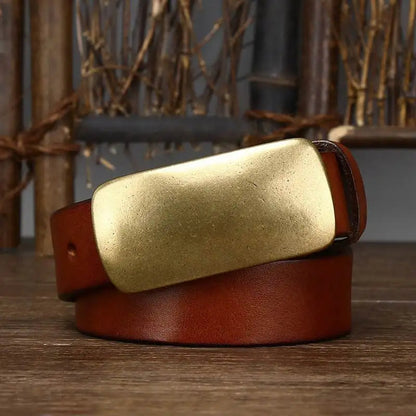 Full-Grain Leather Belt™ — Command Attention with Timeless Strength and Unstoppable Style