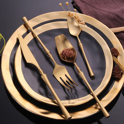 Zyphora Gold Cutlery Set