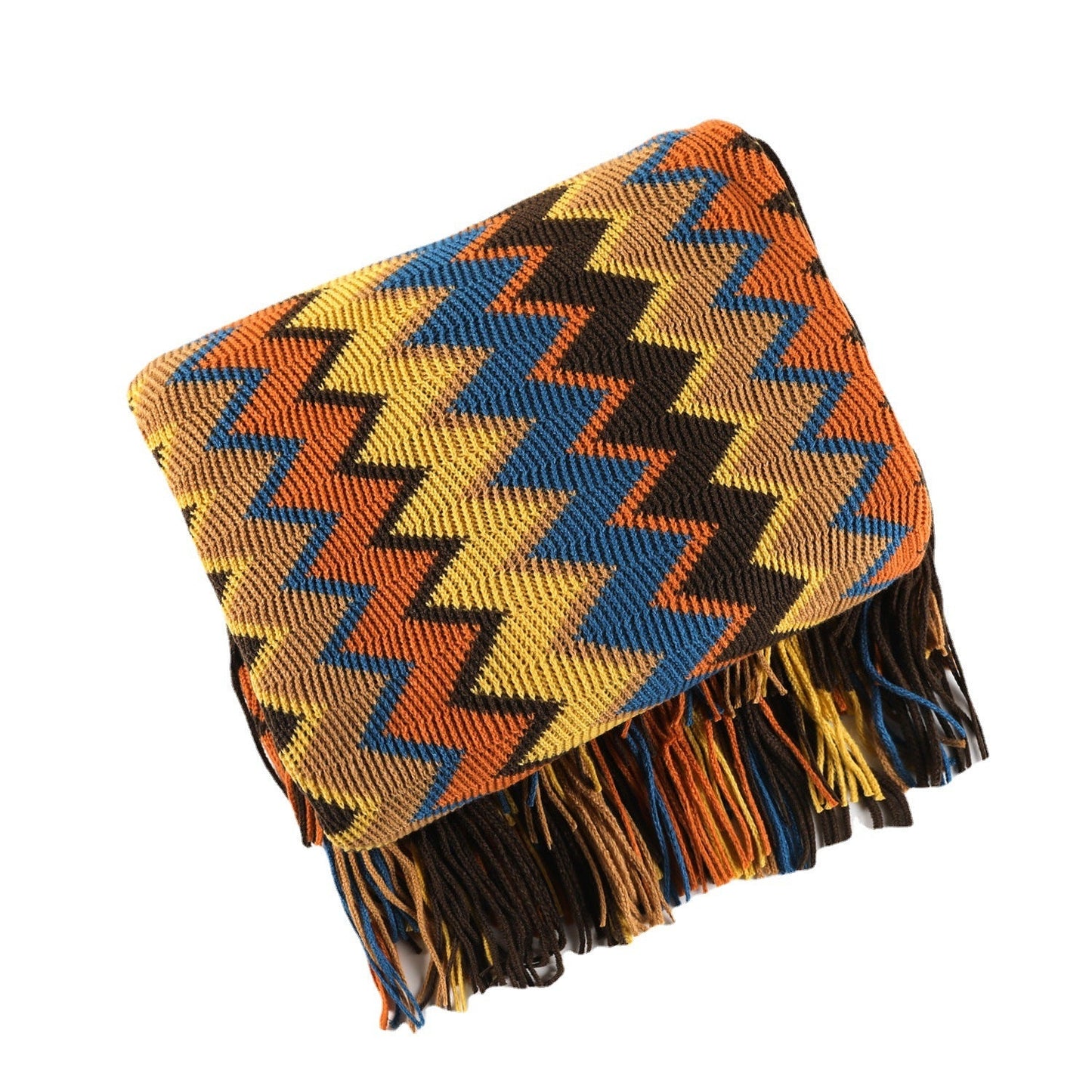 Owen Colorful Chevron Coverlet™ — Wrap Yourself in Bold, Boho Luxury That Wows Every Room