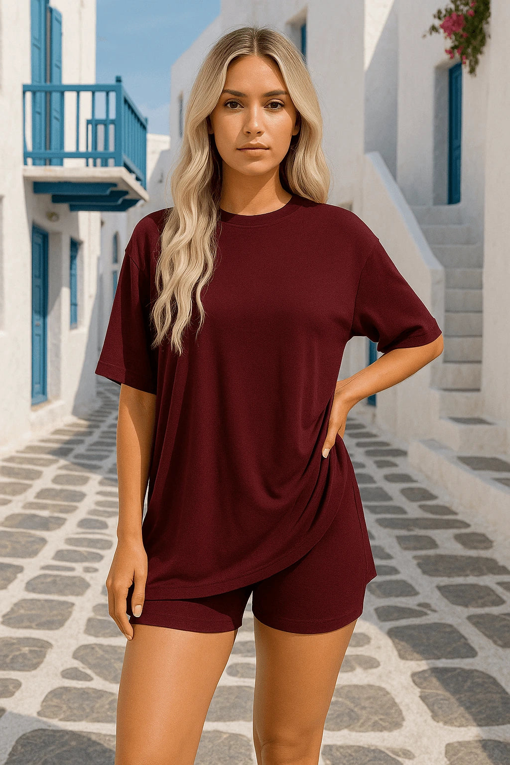 SkyLuxe™ Two-Piece Set — Command Attention with All-Day Cool Confidence