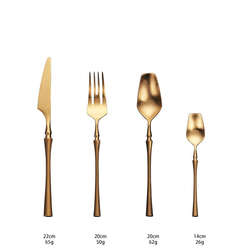 Zyphora Gold Cutlery Set
