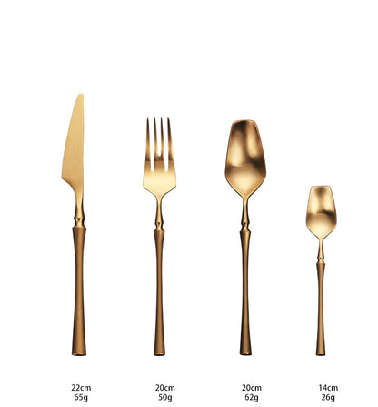 Zyphora Gold Cutlery Set