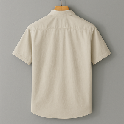 Sterlinis — Men’s Cotton Colorblock Shirt with Tailored Fit