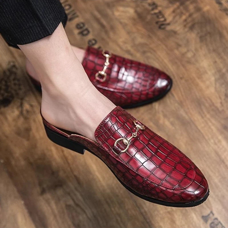 Froxen Genuine Leather Mules