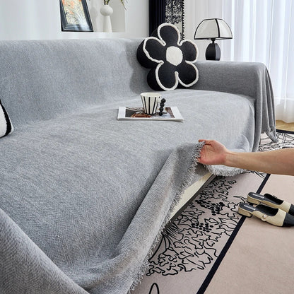 Havenly — Durable Chenille Couch Cover with Family-Friendly Protection