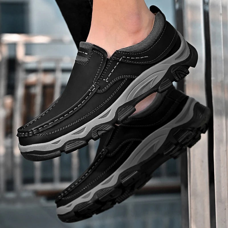 Cowhide Cruiser™ — Conquer Every Step with Unmatched Comfort and Grip