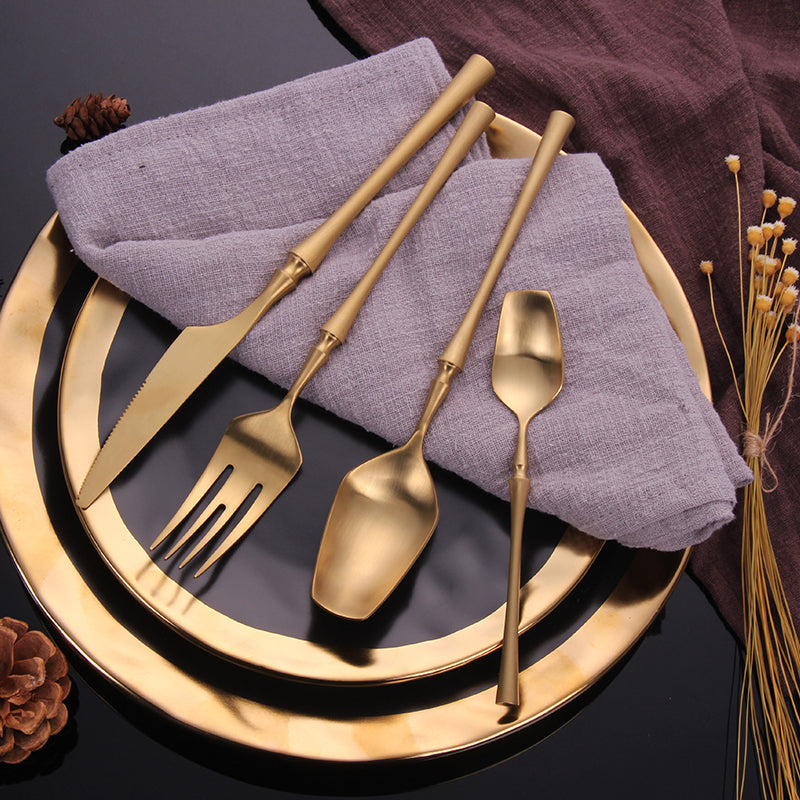 Zyphora Gold Cutlery Set