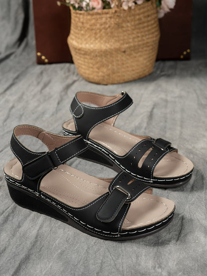 Solarexa™ Cushioned Wedge Sandals — Enjoy Pain-Free Steps and All-Day Refreshing Comfort