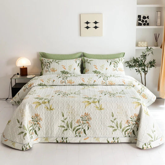 Lucera Botanical Quilt™ — Drift Into Cool, Calm Nights Without a Sweat