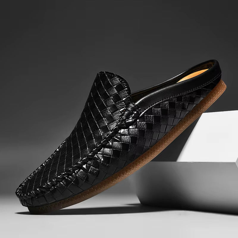 Handwoven Leather Mules™ — Step Into All-Day Confidence and Unstoppable Comfort