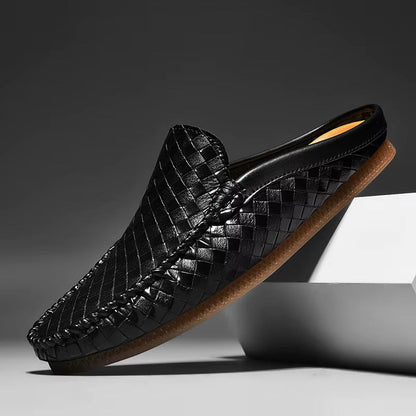 Handwoven Leather Mules™ — Step Into All-Day Confidence and Unstoppable Comfort