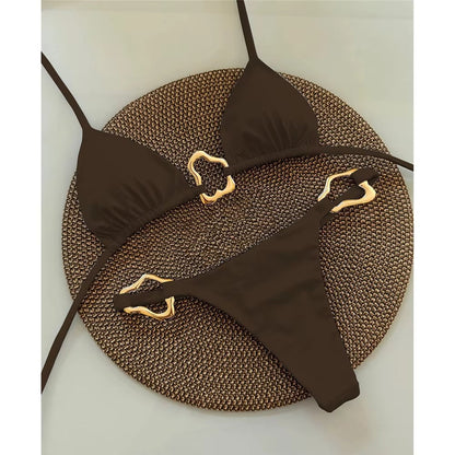 Sculpted Gold Bikini™ — Command Every Eye with Curves That Own the Spotlight